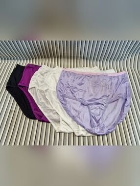 5 Pack Women’s Panties Briefs Mixed Brands Nylon Lace NWT Size 12/13